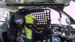 Jimmie Johnson wins the 2011 Aarons 499 in a 3Wide Wild Finish [upl. by Sachiko]