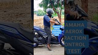 Yamaha Aerox S Traction Control TEST shorts [upl. by Aron]