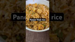 Paneer Fried Rice Recipe  Simple amp Easy To Make Rice Recipe At Home trending shorts easyrecipe [upl. by Tingley]