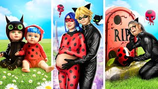 Ladybug et Chat Noir de la Naissance a la Mort  Ladybug Enceinte [upl. by Aseek]