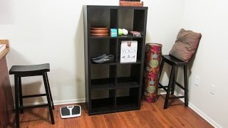 IKEA Kallax shelving unit 2x4 cubes assembly  DETAILED [upl. by Viguerie37]