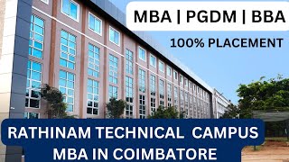 RATHINAM TECHNICAL CAMPUS COIMBATORE  BEST MBA COLLEGE IN COIMBATORE MBA IN RATHINAM COIMBATORE [upl. by Hedwig]