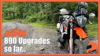 How I like the upgrades Ive made to my KTM 890 ADV R [upl. by Melliw518]