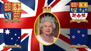 RoyalNational Anthem of the UK Canada Australia and New Zealand  GOD SAVE THE QUEEN [upl. by Adahsar]