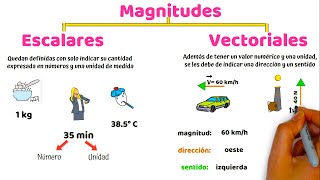 Magnitudes Escalares y Vectoriales [upl. by Nihhi]