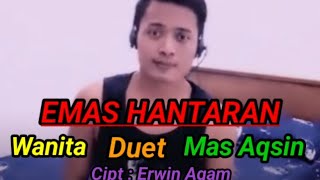 EMAS HANTARAN Karaoke Tanpa Vokal Wanita Cover By Smule [upl. by Basso]