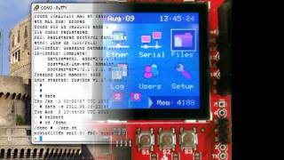 Linux running on Microsemi SmartFusion mixedsignal FPGA device using an SPIconnected LCD monitor [upl. by Lauter]