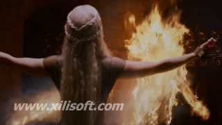 Game Of Thrones  Daenerys khaleesi And Dracarys All Scenes [upl. by Ilecara841]