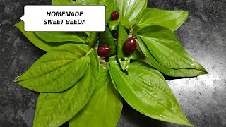 Home made sweet beeda  Beeda Sweet Paan  Madras Mangalam Kitchen [upl. by Naelopan278]