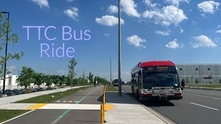 Toronto TTC 902 Markham Express Bus Ride  Steeles Avenue to Kingston Road 5212024 [upl. by Memberg]