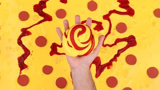 I Made the Worlds Biggest Slime Pizza [upl. by Nahsad]