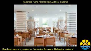 marsenses puerto pollensa hotel and spa [upl. by Aihsotan580]