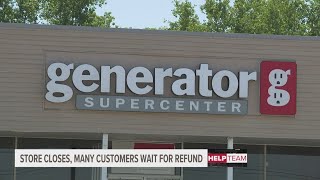 Generator Supercenter closes leaving many customers waiting for refunds [upl. by Deeann982]