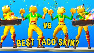 Fortnite GUACO vs LADA  Taco Skins in Dance Battle [upl. by Hyams507]