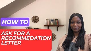 How to Ask for Recommendation Letter [upl. by Bridgid800]