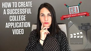 How to Create a Successful College Application Video  CEA [upl. by Dielle492]