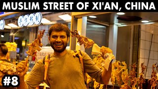 EXPLORING MUSLIM STREET OF XIAN  Chinese Food China [upl. by Finstad]