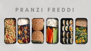 PRANZI FREDDI  RICETTE ESTIVE per combattere il caldo » Veloci e leggere [upl. by Annwahsal]