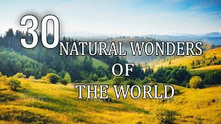 30 Natural Wonders of the World Drone  Aerial Views with Music [upl. by Seadon620]