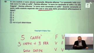 Test ingresso Medicina Odontoiatria CATTOLICA  Esempio Logica Alpha Test 7 [upl. by Copp182]