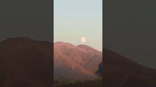 Full Hunter Moon at the Monastery monasterylife fullmoon october skyscape mountains [upl. by Votaw]