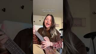 2 days into college  Aimee Carty ukulele cover [upl. by Batchelor880]