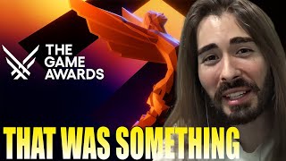 Moistcr1tikal reacts to The Game Awards 2023 [upl. by Dulcine629]