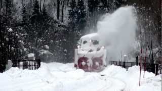 Le Chasse neige CN3 sur la ligne des Hirondelles  Snowplow in the Jura region [upl. by Eirallam966]