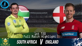 England VS South Africa  1st T20 Full Match Highlight  Crick LK Gamer🏏🏏 [upl. by Eelirol465]