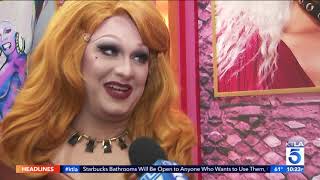 KTLA attended RuPauls DragCon [upl. by Aushoj]