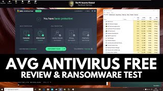 AVG Antivirus Free  Review and Ransomware Test [upl. by Hodge]