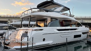 Touring Azimut 72 Flybridge 2024 Yacht [upl. by Swanhilda]