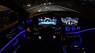 The New Mercedes AMG GT 63 S EPerformance Night Test Drive [upl. by Jacobah]