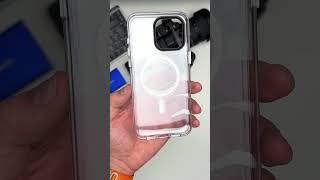 Unboxing Clarity RHINOSHIELD iPhone 15 Pro Max Clear Case 📱 shorts rhinoshield [upl. by Callean]