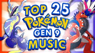 Top 25 Pokemon Scarlet and Violet Music Themes [upl. by New]