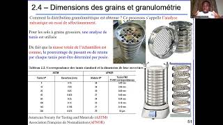 Mécanique des Sols1 Granulométrie [upl. by Wilson]