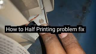 Tvs speed 40 plus passbook printer half paper printing problem repair by this trick [upl. by Kjersti]