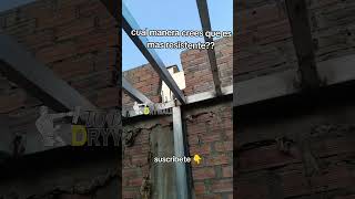 Estructura metálica para duplex drywall tablaroca drywallperu sheetrock viralshorts viralshort [upl. by Harrat936]