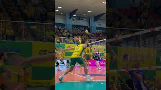 Bieniu is back 🔥 volleyball volley PlusLiga [upl. by Nigrom]