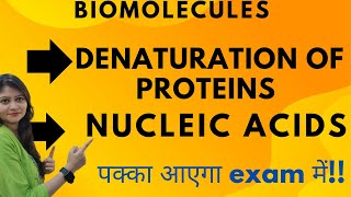 Denaturation Of Proteins  Nucleic Acids  Biomolecules  Class 12  Proteins  😱😱🔥🔥 [upl. by Inoue187]