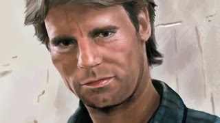 MacGyver Richard Dean Anderson Speed Painting by Facundo Morello [upl. by Nosecyrb287]