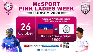 ⭕️ REPLAY  Haiti 32 Chinese Taipei  PINK LADIES WEEK  MATCH 3°  26102024  FANZONE TV [upl. by Viva320]