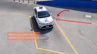 SMART YARD PARKING TEST  DUBAI IMPROVE YOUR DRIVING [upl. by Ettenav]