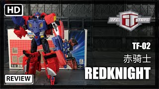 TFC TOYS Trinity Force TF02 REDKNIGHT Transformers Victory ROAD CAESAR Braver [upl. by Burnett417]