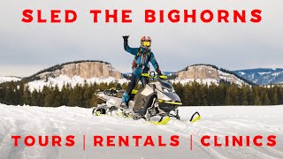 Snowmobiling in the Bighorns  The Sled Wyo Experience [upl. by Woodall475]