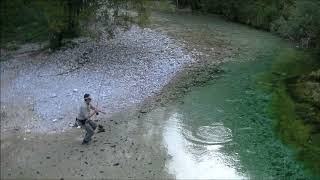 Dry Fly Fishing in Slovenia [upl. by Hterag946]