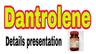 Dantrolene overview Machanism  uses  contra indication side effects anaesthesiawithbabar2576 [upl. by Areek]