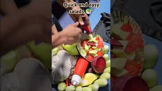 Easy Salad youtubeshorts trending viralvideo viralshorts viralreels shorts [upl. by Danica]