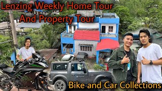 Lenzing Weekly Home and Property Tour  Bike and Cars Collections  Richest YouTuber of Arunachal [upl. by Elery]