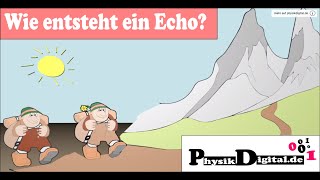 Wie entsteht ein Echo Einfach und anschaulich erklärt [upl. by Kielty]